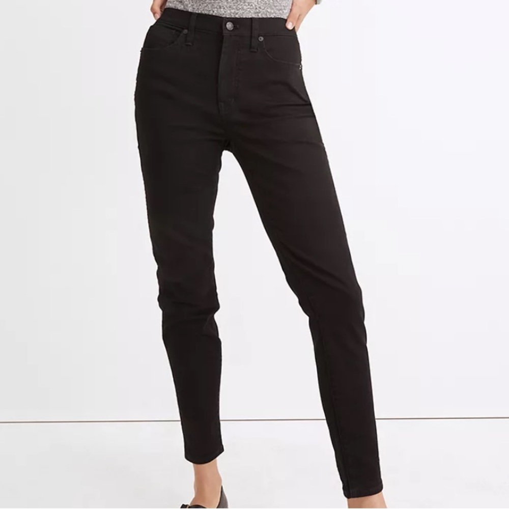 Madewell 10” High Rise Skinny Size 27 Black